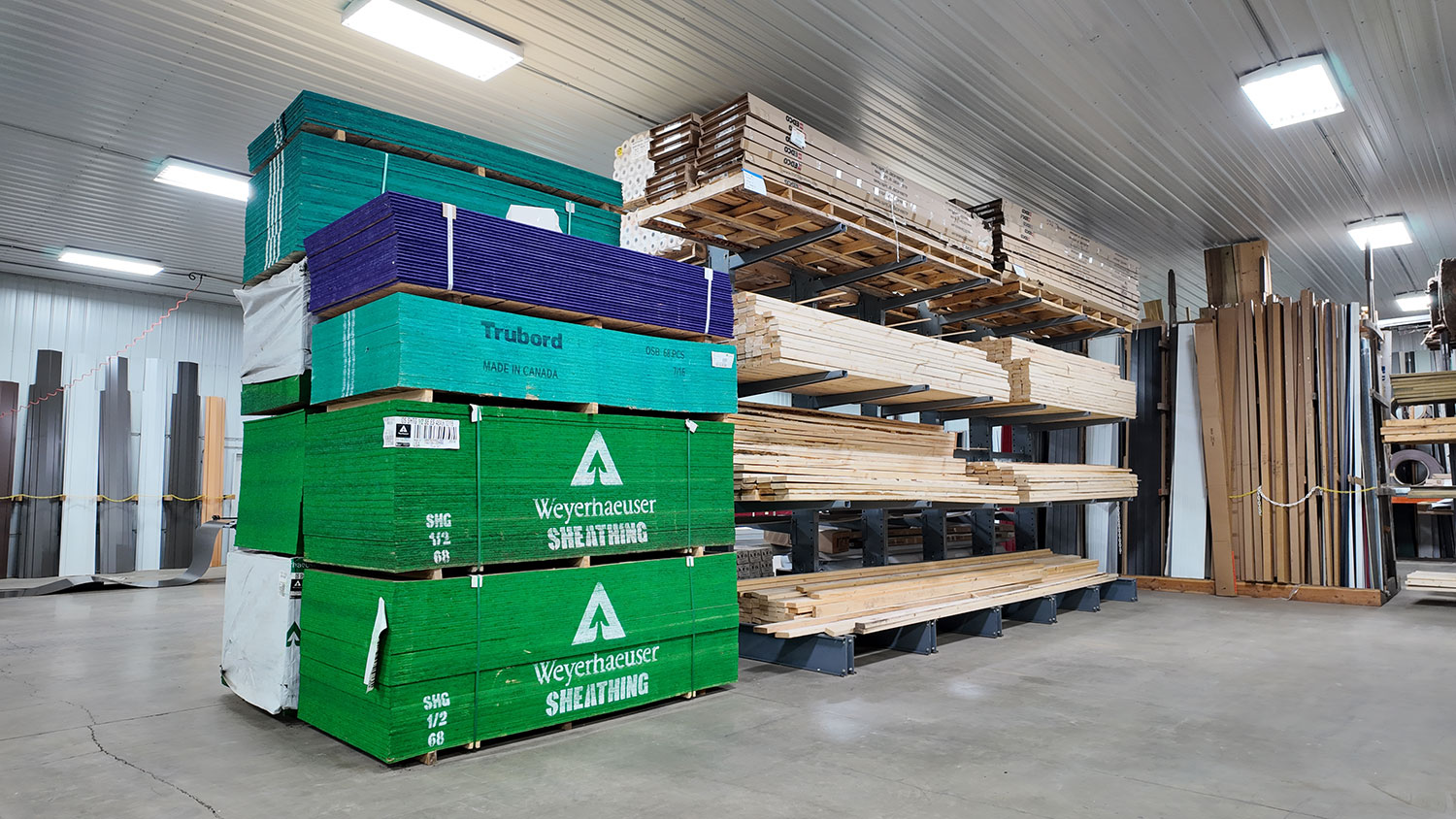 Odyssey interior lumber